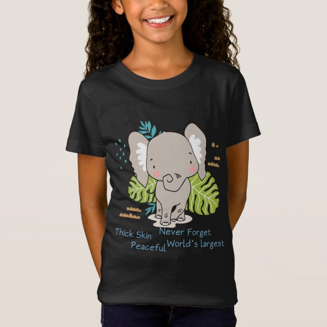 Camiseta Elefante - Grande Animal - Educar (Frente)
