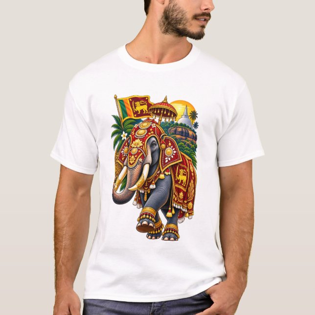 CAMISETA ELEFANTE LANKORA (Frente)