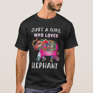 Camiseta Elefante legal Para Meninas Elefante Lover Zoolo