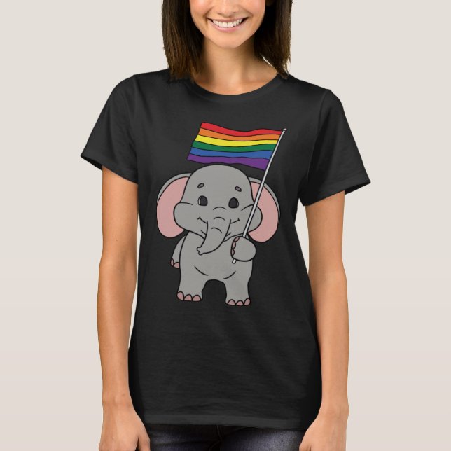 Camiseta Elefante LGBT (Frente)