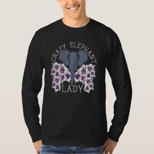 Camiseta Elefante Louco Lady Tusk Zoo Zookeeper