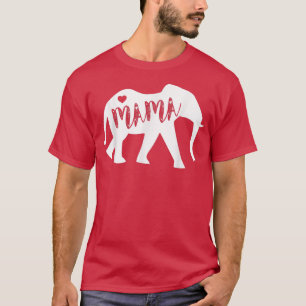 Camiseta Elefante Mama Africa - Bonito presente para Dia de