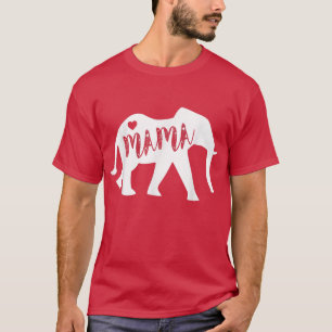 Camiseta Elefante Mama Africa - Gi Dia de as mães