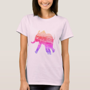 Camiseta elefante Mandala