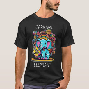 Camiseta Elefante Melódico Mammoth Tocando Violão