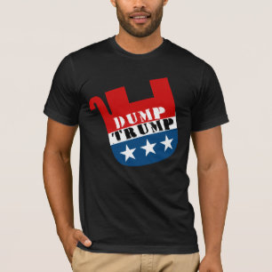 Camiseta Elefante Morto - Despeje Trump - Anti-Trump -