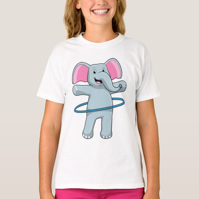 Camiseta Elefante na Malhação com pneus Malhações (Frente)