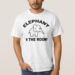 Camiseta Elefante na sala
