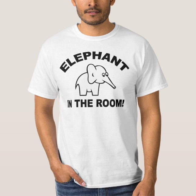 Camiseta Elefante na sala (Frente)