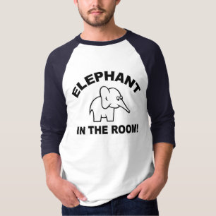 Camiseta Elefante na sala