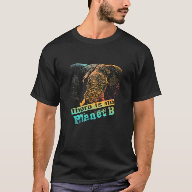 Camiseta ELEFANTE NÃO HÁ PLANO B Alterações Climáticas (Frente)
