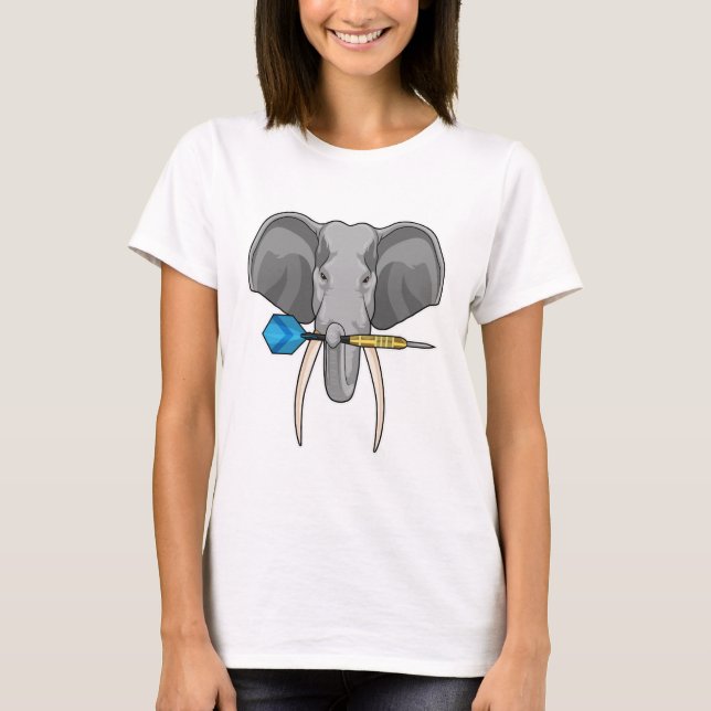 Camiseta Elefante nas Trevas com Dart (Frente)