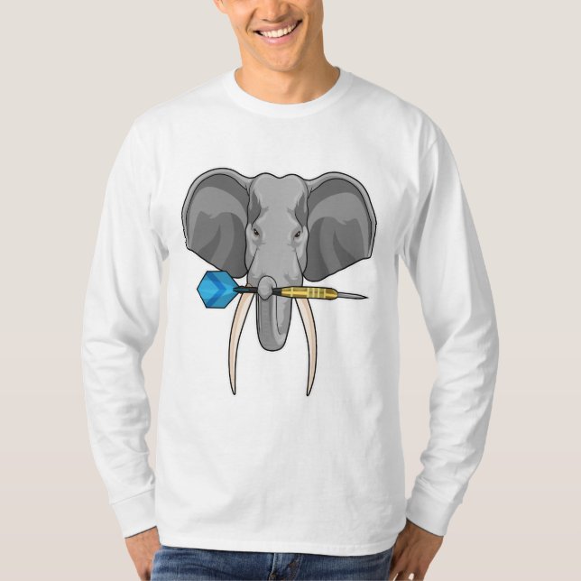 Camiseta Elefante nas Trevas com Dart (Frente)