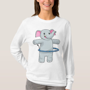Camiseta Elefante no Esporte com pneus de Malhação