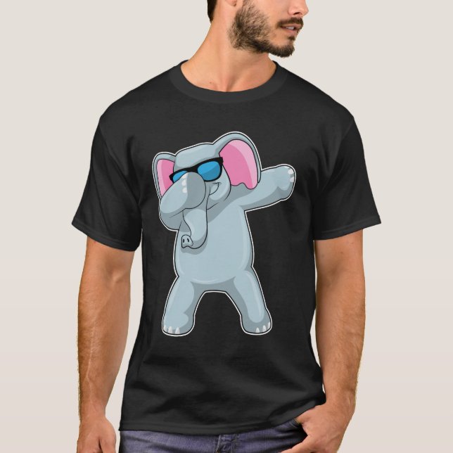 Camiseta Elefante no laboratório de dança de salto (Frente)