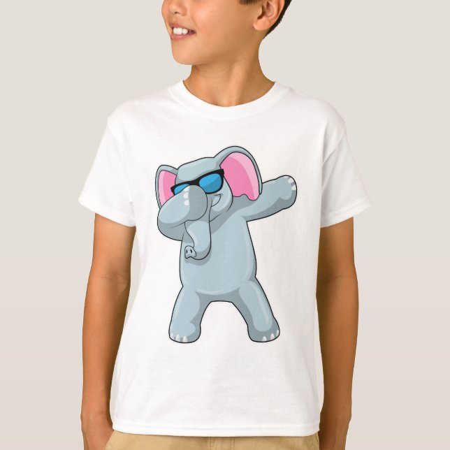 Camiseta Elefante no laboratório de dança de salto (Frente)