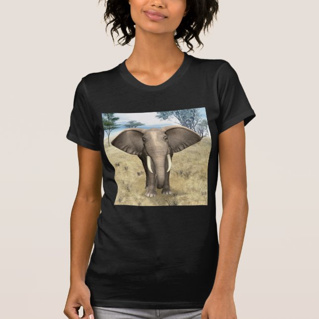 Camiseta Elefante no Savanna (Frente)