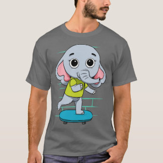 Camiseta Elefante No Skateboard