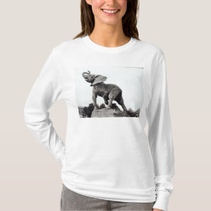 Camiseta Elefante novo travado em uma armadilha