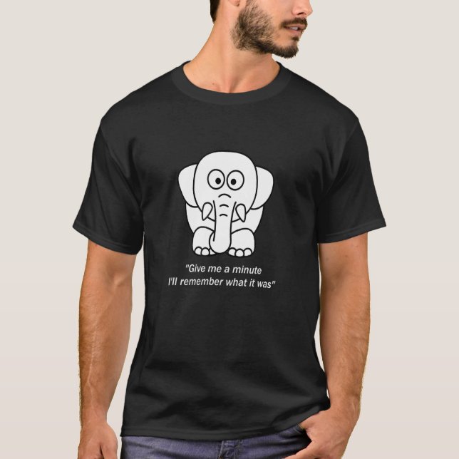 Camiseta Elefante Nunca Esquece (Frente)