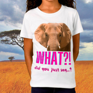 Camiseta Elefante, O Que Acabou De Dizer?