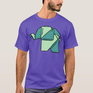 Camiseta elefante origami 7