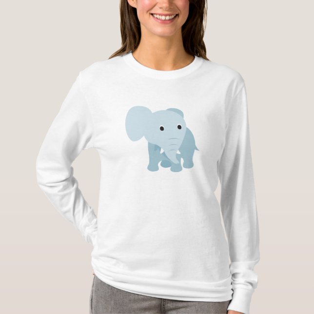 Camiseta Elefante para Bebê (Frente)