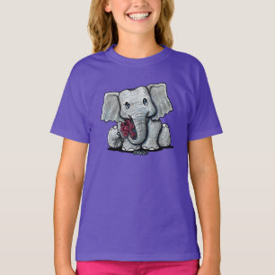 Camiseta Elefante para bebês do KiniArt