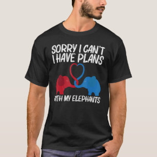 Camiseta Elefante Para Homens Parque Selvagem Animal 2