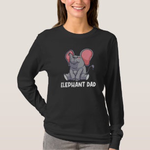 Camiseta Elefante Para Papai Papá Vida Selvagem Elefante In
