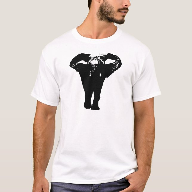 Camiseta Elefante Pop único (Frente)