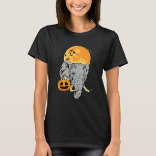 Camiseta Elefante Preguiçoso Halloween Costume Legal Bats A