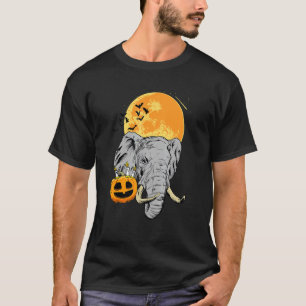 Camiseta Elefante Preguiçoso Halloween Costume Legal Bats A