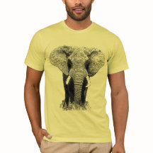 Elefante Preto e Branco
