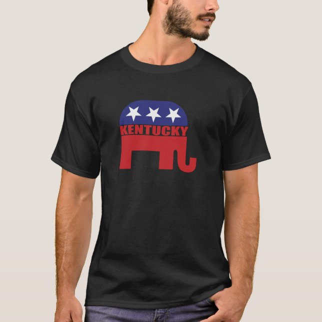 Camiseta Elefante Republicano de Kentucky (Frente)