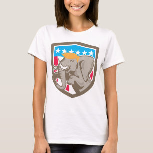 Camiseta Elefante republicano do trunfo