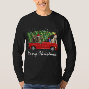 Camiseta Elefante Roda Vermelha Caminhão Natal Pajama