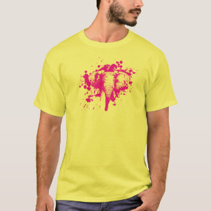 Camiseta Elefante Rosa Irritado