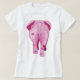 Camiseta Elefante Rosa SWAK (Frente do Design)