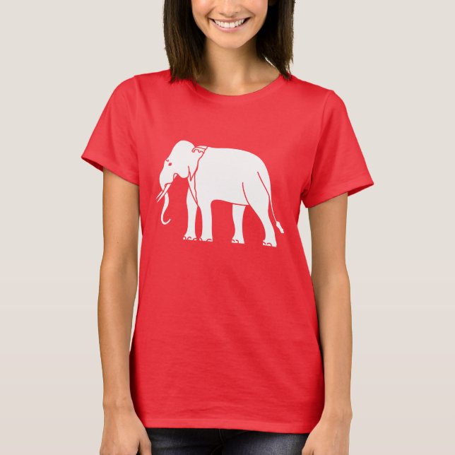Camiseta Elefante Siamês (Frente)