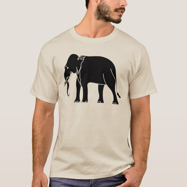 Camiseta Elefante Siamês (Frente)