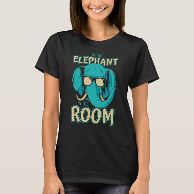 Camiseta Elefante sou o elefante na sala (Frente)