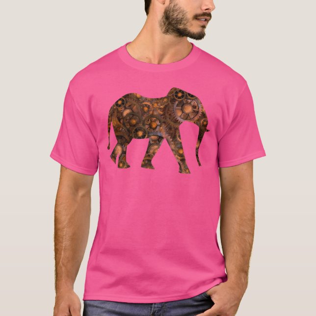 Camiseta Elefante Steampunk (Frente)