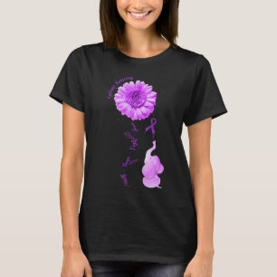 Camiseta Elefante Sunflower Faith Esperança Luta Contra Epi