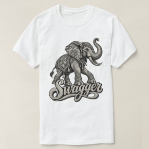 Camiseta Elefante Swagger Vintage Boho Decoração Animal