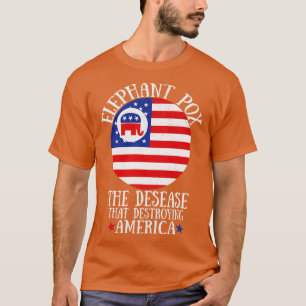 Camiseta Elefante varre a doença que destrói a América