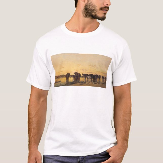 Camiseta Elefantes africanos (Frente)
