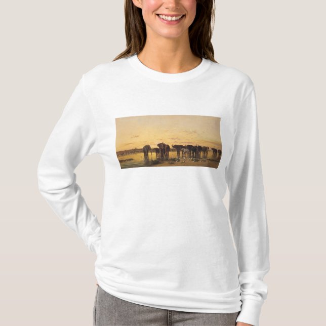 Camiseta Elefantes africanos (Frente)