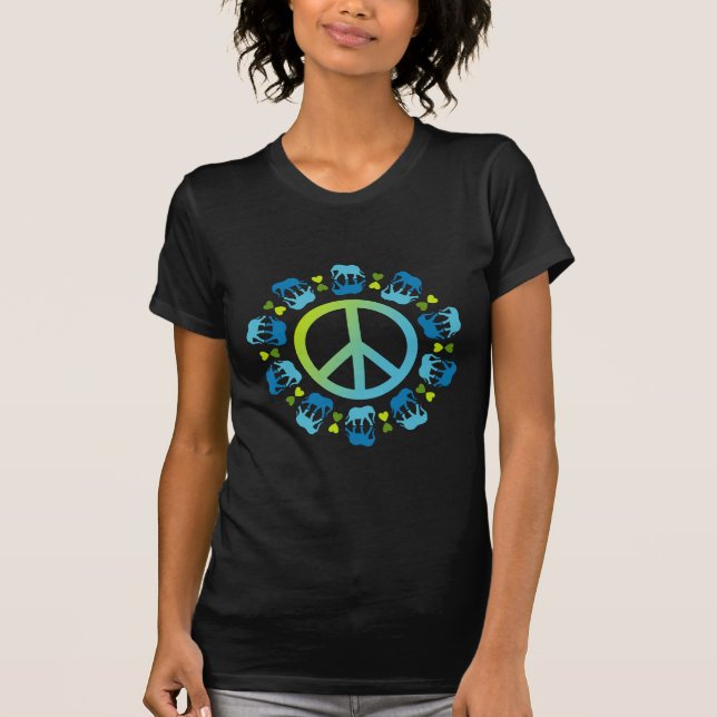 Camiseta Elefantes e Paz (Frente)