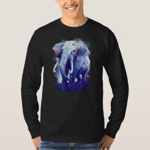 Camiseta Elefantes Elefantes Pachyderm Safari Trunk Probosc